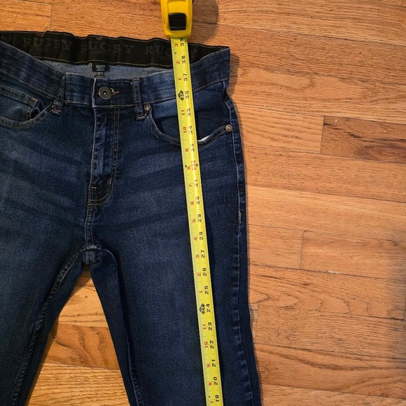 Rugby University Slim Fit Jeans Mens Flex Waist Size 32x32 Stretch Flex Comfort - Picture 6 of 9